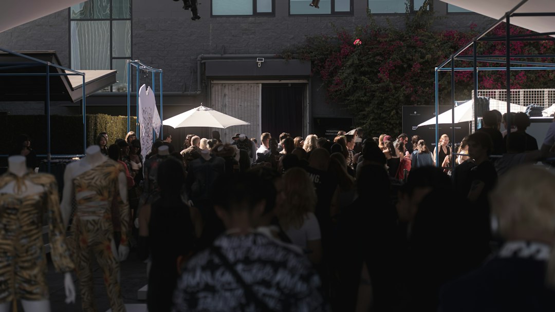 Professionals connecting at a creative event