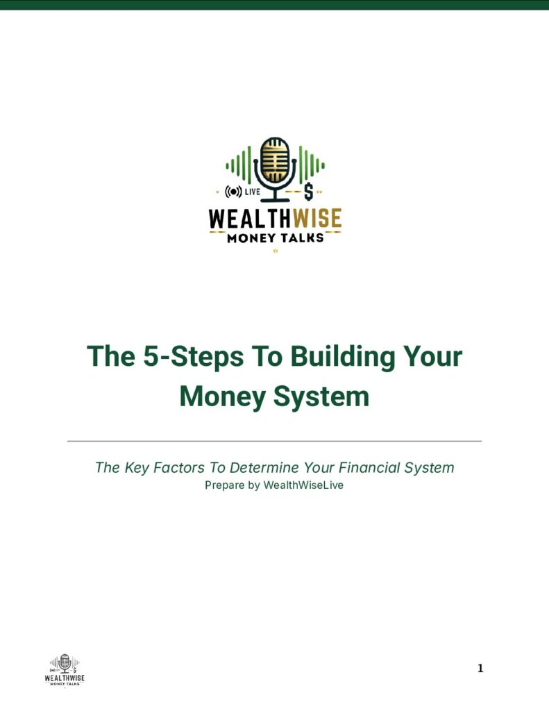The 5 Steps To Building Your Money System guide cover